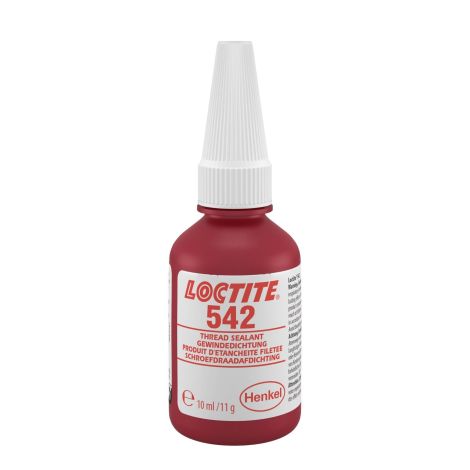 LOCTITE 542 - 10ml Klej do uszczelniania połączeń gwintowych, średnio demontowalny, brązowy kod: 246608